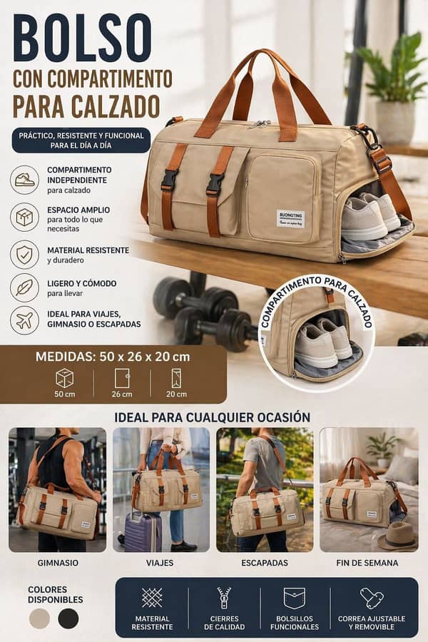 Bolso Deportivo Multiuso  